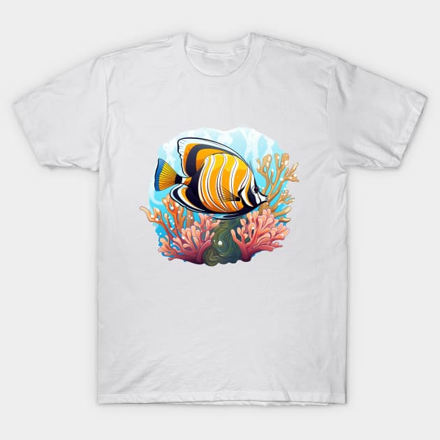 Butterflyfish T-Shirt by zooleisurelife